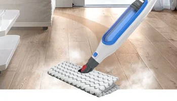Steam mop on laminate.